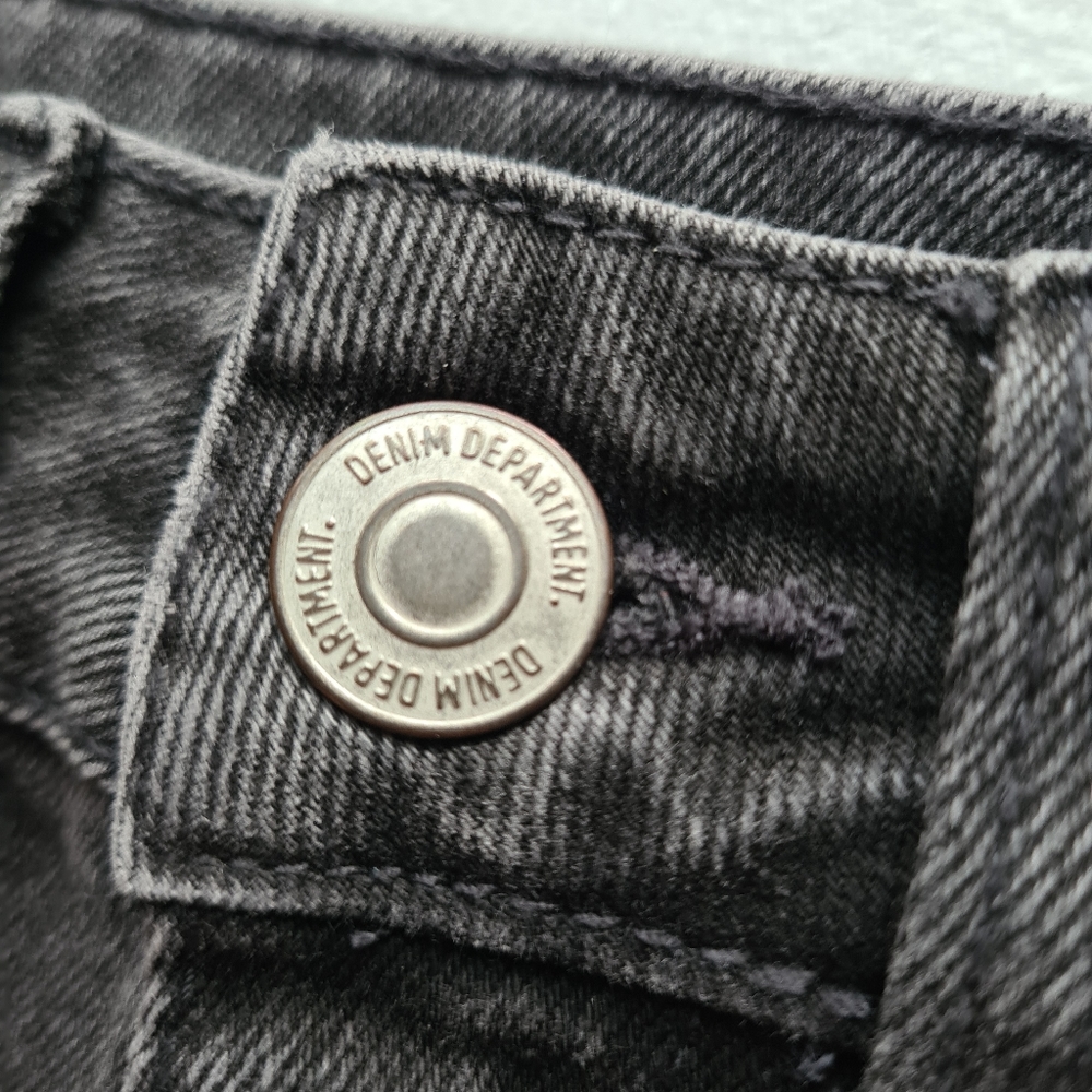 Anko 6 Black Wash Denim Mini Skirt - Picture 5 of 9